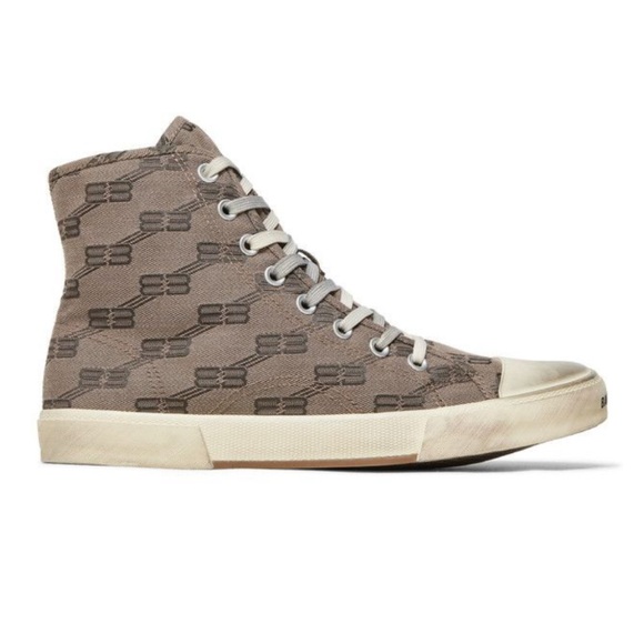 Balenciaga Paris high-top sneakers sz 46 - Picture 2 of 5